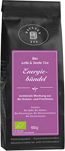 Paulsen Bio Kräuter- und Früchteteemischung Leib und Seele Energiebündel 100g (49,90 Euro/kg) von PAULSEN TEE PURE TEA