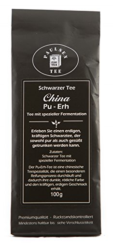 Paulsen Tee Schwarzer Tee China Pu-ERH 100g von PAULSEN TEE PURE TEA