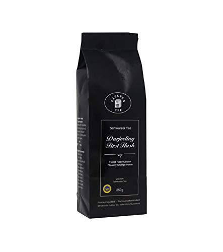 Darjeeling First Flush 250g, Paulsen Tee, Schwarzer Tee, rückstandskontrolliert & zertifiziert von PAULSEN TEE PURE TEA