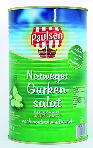 3 x Norweger Gurkensalat 4 kg von Paulsen