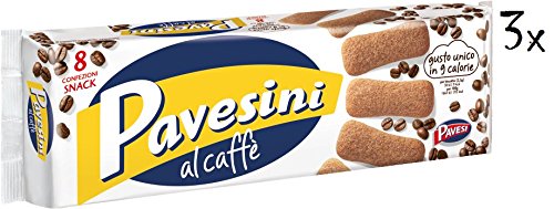 3x Pavesi Pavesini Kekse Kaffee coffee Biscuits 200 g 8 stick kuchen cookies von Pavesi