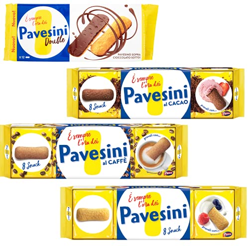 Barilla Pavesi Pavesini Testpaket Double 60g Originali Caffe' Cacao 200g Kekse Biscuits von Pavesi