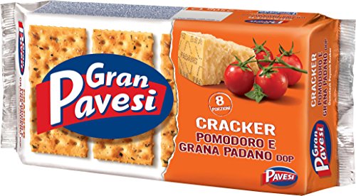 Gran Pavesi Cracker Pomodore e Formaggio / Tomate und Käse 250 gr. von Pavesi