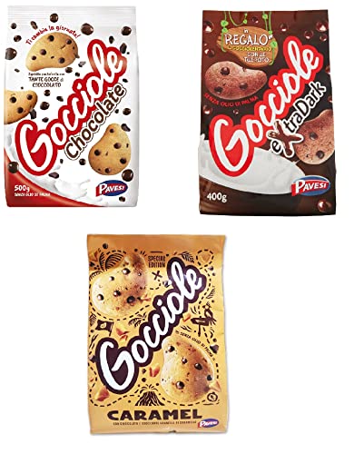 Pavesi Barilla Kekse Gocciole TESTPAKET 3 X 400G Shoko Extra Dark Haselnuss Pavesi Barilla Kekse Gocciole TESTPAKET 3 X 400G Shoko Extra Dark Haselnuss von Pavesi