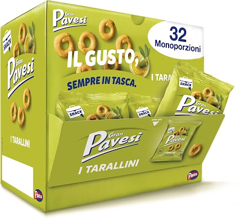 Pavesi Tarallini Taralli mit extra natives Olivenöl oliva olio snack Salzgebäck (24) von Pavesi