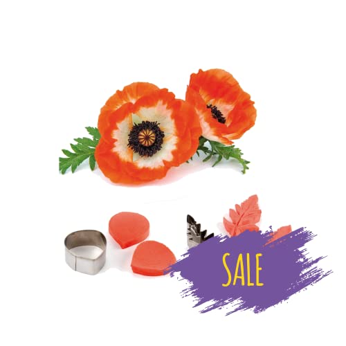Veiner/Prägewerkzeug Set Mohnblume Veiner/Prägewerkzeug Set Mohnblume von Pavoni