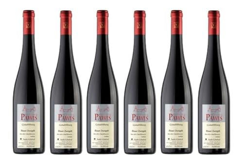 6x 0,75l - 2023er - Pawis - Blauer Zweigelt - VDP.Gutswein - Qualitätswein Saale-Unstrut - Deutschland - Rotwein trocken 6x 0,75l - 2023er - Pawis - Blauer Zweigelt - VDP.Gutswein - Qualitätswein Saale-Unstrut - Deutschland - Rotwein trocken von Pawis