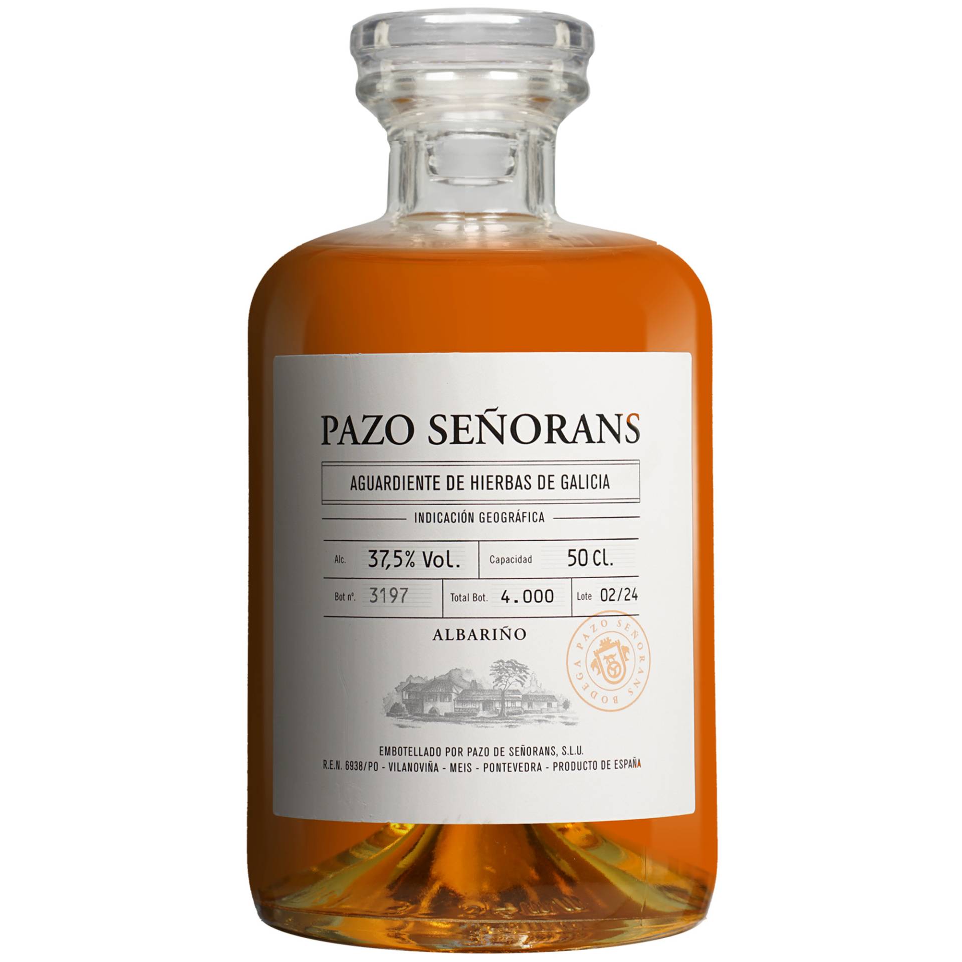 Pazo de Señorans Orujo Hierbas 0.5L 37.5% Vol. aus Spanien Pazo de Señorans Orujo Hierbas 0.5L 37.5% Vol. aus Spanien von Pazo de Señoráns