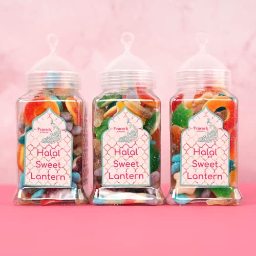 Halal Sweet Lantern-Glas, 3 Stück Halal Sweet Lantern-Glas, 3 Stück von Peacock Supplies