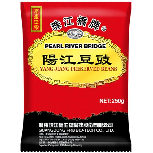 Pearl River Bridge - Fermentierte Schwarze Sojabohnen - 1 X 250 GR von Pearl River Bridge