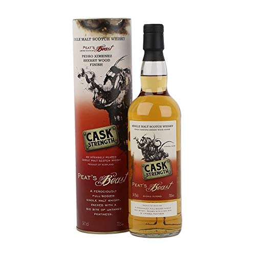 Peat's Beast Batch Strength Pedro Ximenez Sherry Wood Finish mit Geschenkverpackung (1 x 0.7 l) von Peat's Beast