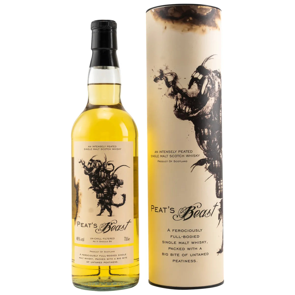 Peats Beast 46% vol. 0,7l Peats Beast 46% vol. 0,7l von Peat's Beast