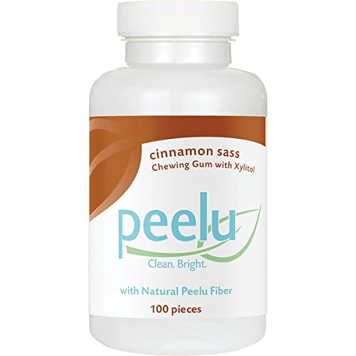 Peelu Chewing Gum - Cinnamon Sass - 100 ct pack of -1 by Peelu von Peelu