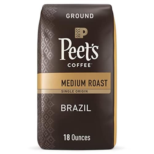 Peet's Brazil Single Origin Medium Roast Ground Coffee - 18oz von Peet's