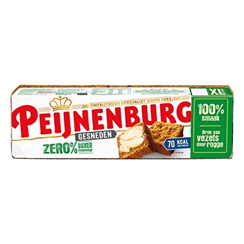 Holländischer Gewürzkuchen | Peijnenburg | Nullvollweizen-Lebkuchen geschnitten | Gesamtgewicht 485 Gramm von Peijnenburg