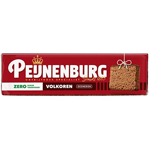 Peijnenburg Ontbijtkoek Volkoren Zero 0% Original holländische Lebkuchenkuchen, 475 g von Peijnenburg