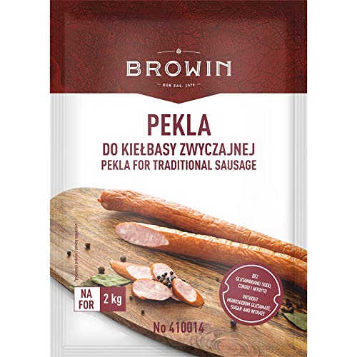 Pekla 65g für 2kg - Gewürze für traditionelle polnische Wurst KIELBASA - Pökel | Pökelsalz mit Kräutern von Pekla