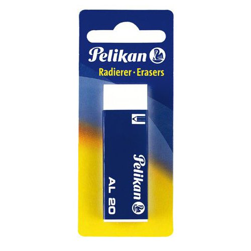 Pelikan AL20/1/B Radierer AL20 aus Kunststoff für alle Untergründe Pelikan AL20/1/B Radierer AL20 aus Kunststoff für alle Untergründe von Pelikan