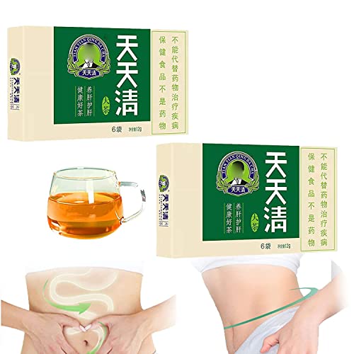 Everyday Nourishing Liver Tea,Tian Tian Qing Da Cha, Nourishing Liver and Protecting Liver Tea (2 Box) von Pelinuar