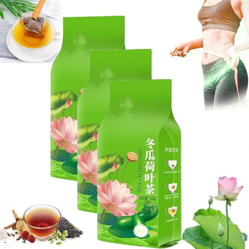 Winter Melon Lotus Leaf Tea,Rose Lotus Leaf Tea Bags,Natural Ingredients (3 Box) von Pelinuar