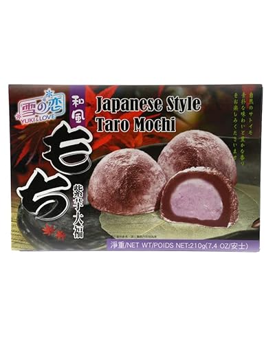 Mochi 2er Pack – Japanische Süßigkeiten – Mochi Reiskuchen mit Taro – Mochi Taro – Asiatische Süßigkeiten – Yuki & Love Mochi – Pellear – Japanese Style – Reiskuchen – 2 x 210g Mochi Mochi 2er Pack – Japanische Süßigkeiten – Mochi Reiskuchen mit Taro – Mochi Taro – Asiatische Süßigkeiten – Yuki & Love Mochi – Pellear – Japanese Style – Reiskuchen – 2 x 210g Mochi von Pellear