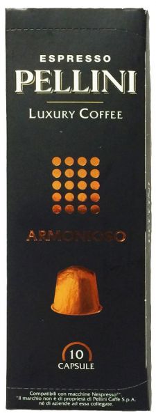10 Pellini Armonioso Nespresso®* kompatible Kapseln von Pellini