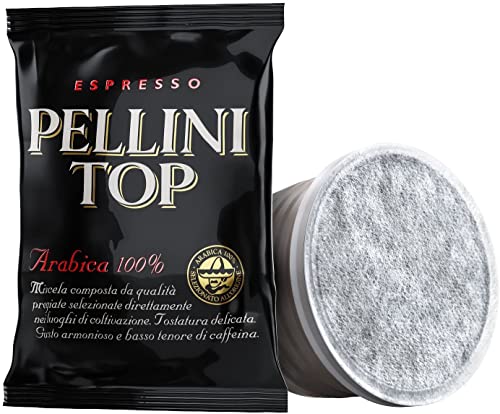 Espresso Pellini Top Arabica 100%, FAP Kapseln, 100 Kapseln Verpackung von Pellini