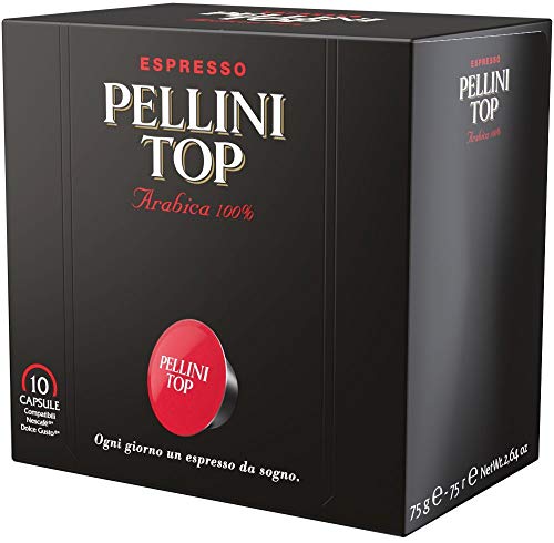 Pellini Caffè, Espresso Pellini TOP, kompatibel mit Nescafé Dolce Gusto - 3er Pack (30 Kapseln) von Pellini