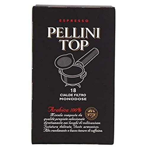 Pellini Kaffee Espresso Top 100% Arabica, 18er Tabs Pads Cialde, 126 g von Pellini