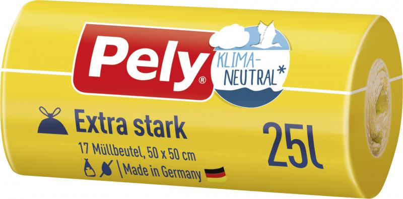 Pely Zugband-Müllbeutel extra stark 25 Liter von Pely