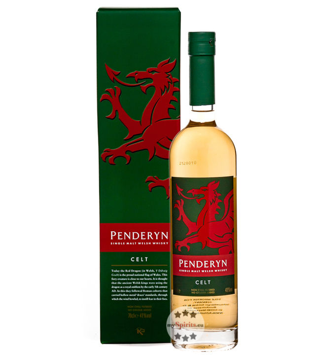 Penderyn Celt Single Malt Whisky (41 % Vol., 0,7 Liter) von Penderyn Distillery
