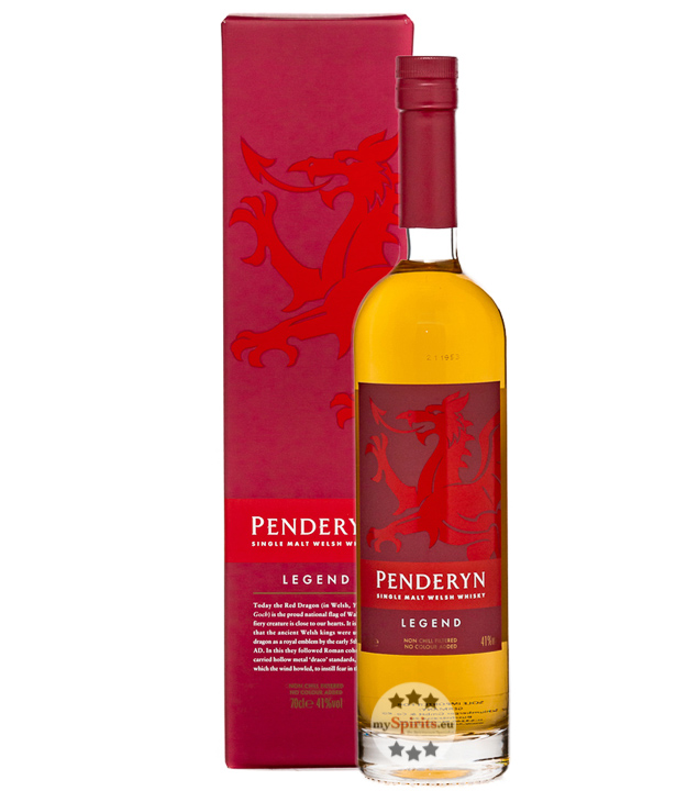Penderyn Legend Single Malt Whisky (41 % Vol., 0,7 Liter) von Penderyn Distillery