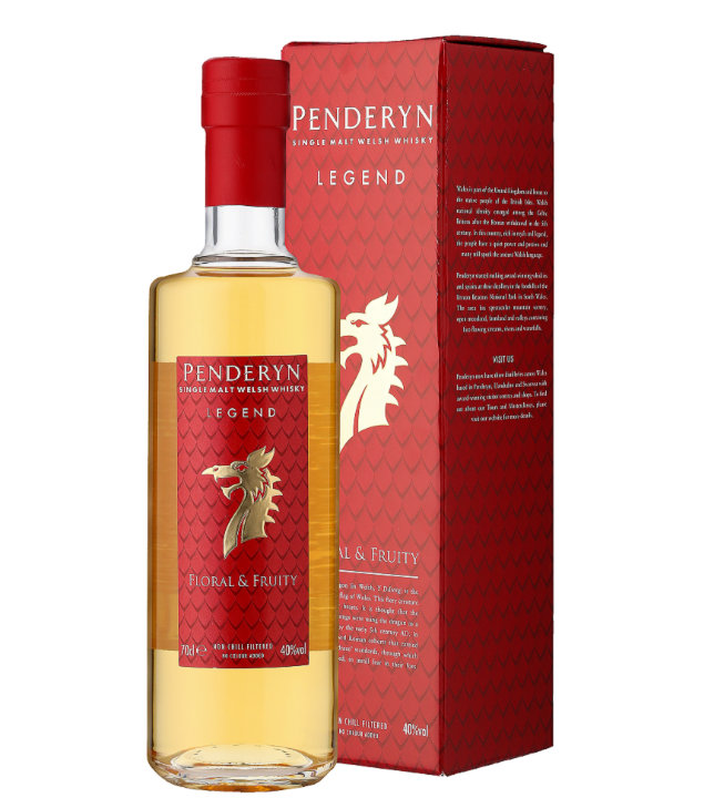 Penderyn Legend Single Malt Whisky (41 % Vol., 0,7 Liter) von Penderyn Distillery