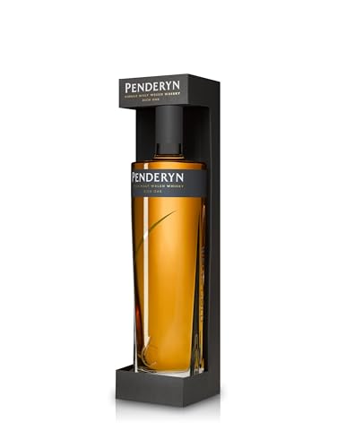 Penderyn Gold Single Malt Welsh Whisky Rich Oak –Ausgezeichneter Whisky aus Wales in der Geschenkpackung mit 46% vol. Alkohol (1 x 0,7l) von Penderyn