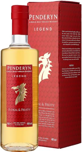 Penderyn Legend Single Malt Whisky aus Wales - Ausgezeichneter Whisky in der Geschenkpackung mit 40% vol. (1 x 0,7l) von Penderyn
