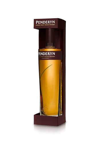 Penderyn Gold Single Malt Welsh Whisky Sherrywood - Ausgezeichneter Whisky aus Wales in der Geschenkpackung mit 46% vol. Alkohol (1 x 0,7l) von Penderyn
