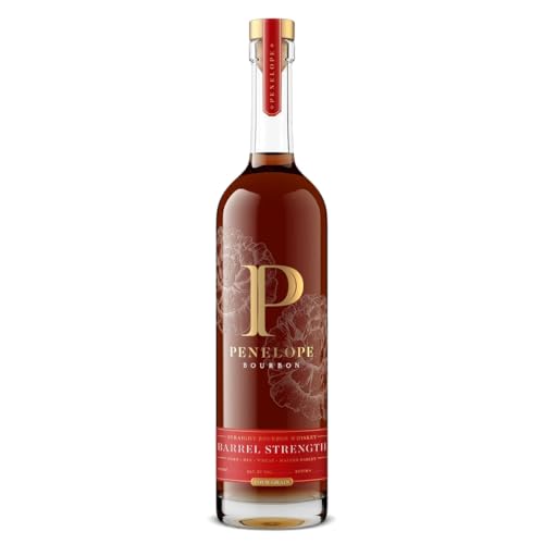 Penelope Barrel Strength Bourbon | Abgefüllt in Fassstärke mit 116 Proof | Reift mindestens 4 Jahre in Amerikanische Eichenfässern | Noten von Karamell, Ahornsirup, Zimt & Gewürzen | 1 x 700ml Penelope Barrel Strength Bourbon | Abgefüllt in Fassstärke mit 116 Proof | Reift mindestens 4 Jahre in Amerikanische Eichenfässern | Noten von Karamell, Ahornsirup, Zimt & Gewürzen | 1 x 700ml von Penelope Bourbon