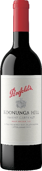 Penfolds Koonunga Hill Shiraz Cabernet Jg. 2019-20 Cuvee aus 67 Proz. Shiraz, 33 Proz. Cabernet Sauvignon limitiert von Penfolds