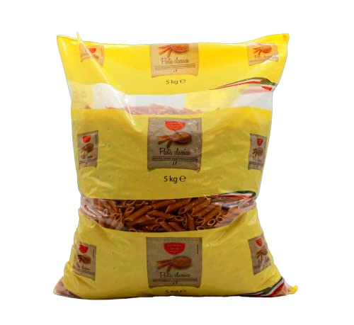 mamma lucia Penne Rigate aus Volkorn-Hartweizengriess, (1 x 5 kg) von Penne