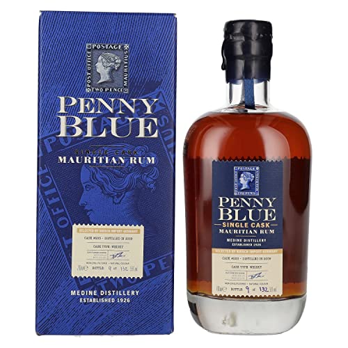 Penny Blue Single Cask Mauritian Rum 2009 55% Vol. 0,7l in Geschenkbox von Penny Blue