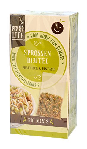 PepUpLife Keimsaat-Mix Nr. 2 im Sprossenbeutel (80 g) - Bio von PepUpLife