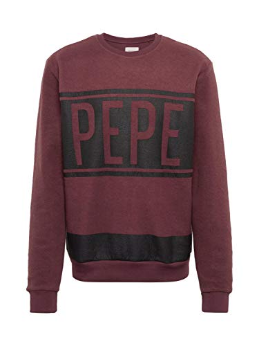 Pepe Jeans Herren Sweatshirt Compton weinrot M Pepe Jeans Herren Sweatshirt Compton weinrot M von Pepe Jeans