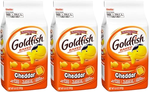 Pepperidge Farm Goldfisch, Cheddar, 187 ml Beutel (3 Stück) von Pepperidge Farm