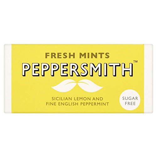 Pepper Sicilian Lemon & Fine Englisch Peppermint Frische Mints (15 g) - Packung mit 6 von Peppersmith