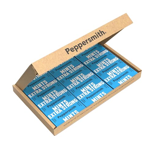 Peppersmith 100% Xylitol Mints Eukalyptus und Pfefferminze 15 g, (12 x 15 g), 1er Pack (1 x 0.18 kg) von Peppersmith