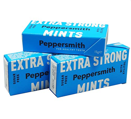 Peppersmith | Extra Strong Mints | 3 x 15g von Peppersmith