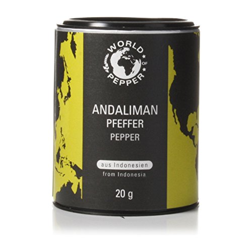 Andaliman Zitronenpfeffer - World of Pepper - 20g - natürlicher Citruspfeffer aus Indonesien mit dezenter Schärfe - Premium Qualität mit Zufriedenheitsgarantie von Pepperworld