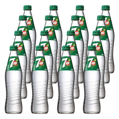 7up Zitronen Limonade 16 Glasflaschen je 0,33l von Pepsi Cola