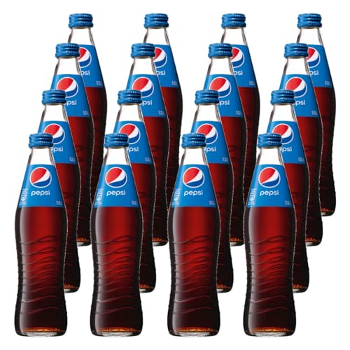 Pepsi Cola das Original 16 Glasflaschen je 0,33l von Pepsi Cola
