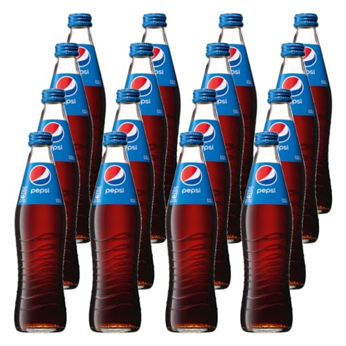 Pepsi Cola das Original 16 Glasflaschen je 0,33l inkl. Mehrweg Pfand von Pepsi